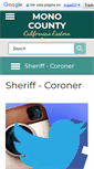 Mobile Screenshot of monosheriff.org